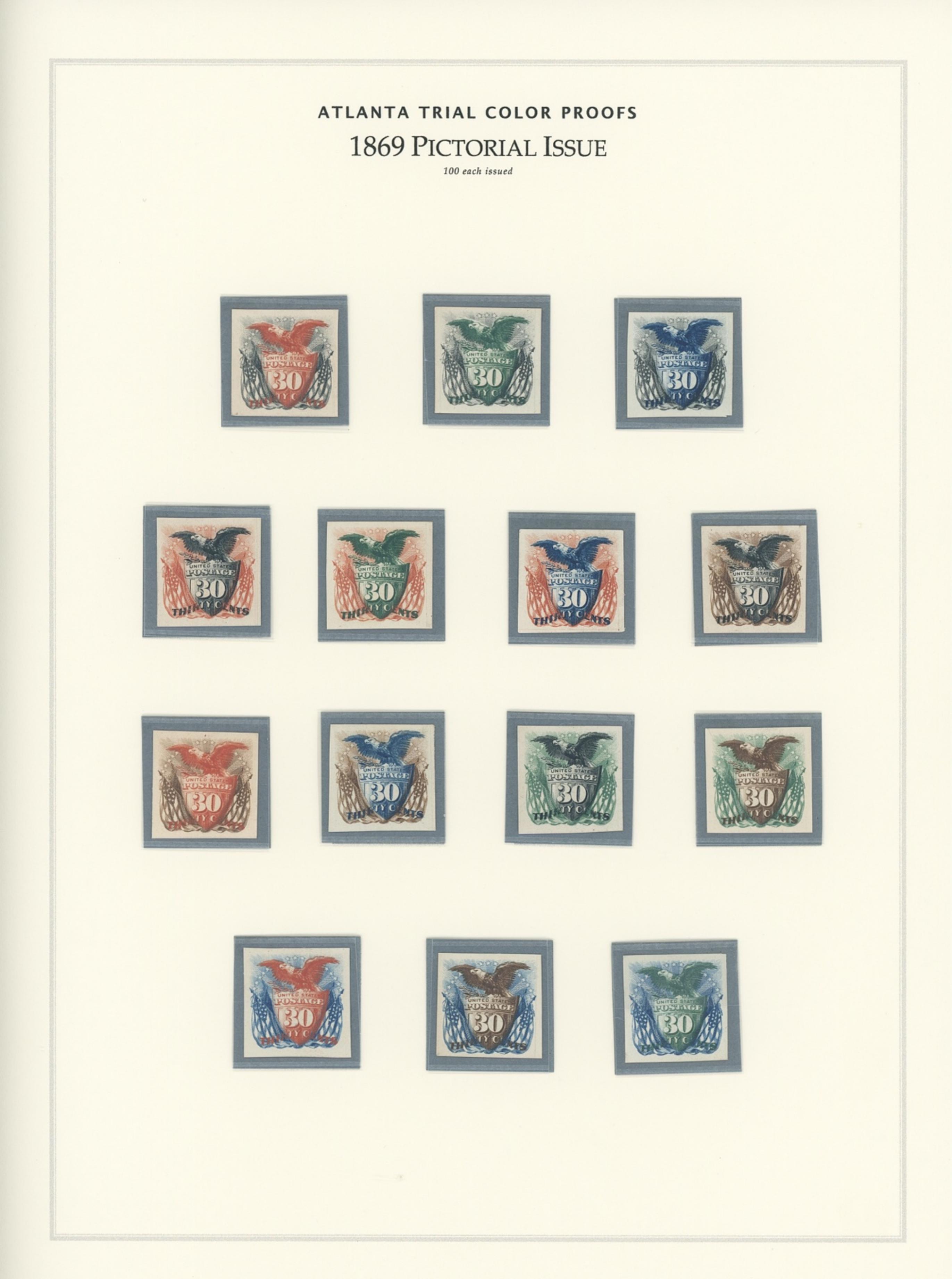 Beautiful Plate and Die Proofs